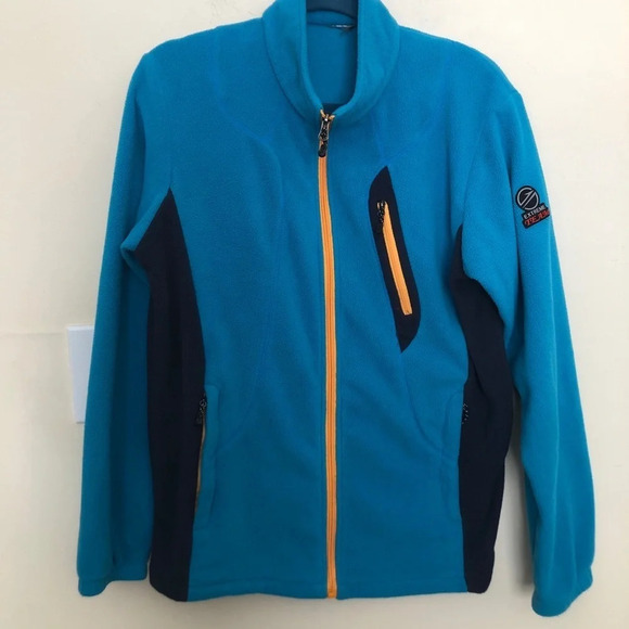 Extreme Team Blue & Yellow Zip Up Fleece - Picture 1 of 12